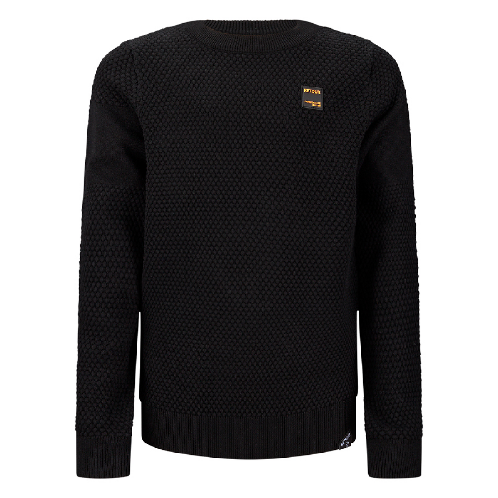 Retour Knitted sweater Eric black
