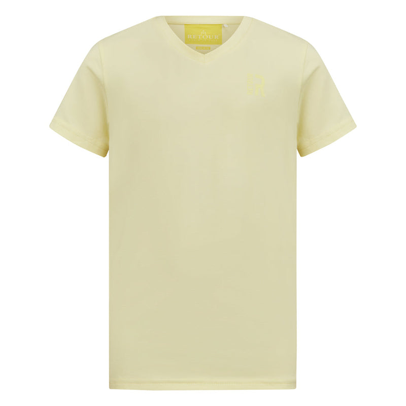 Jongens T-Shirt Sean van Retour in de kleur pale sun in maat 158-164.