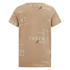 Jongens T-Shirt Soccer van Retour in de kleur sahara in maat 158-164.