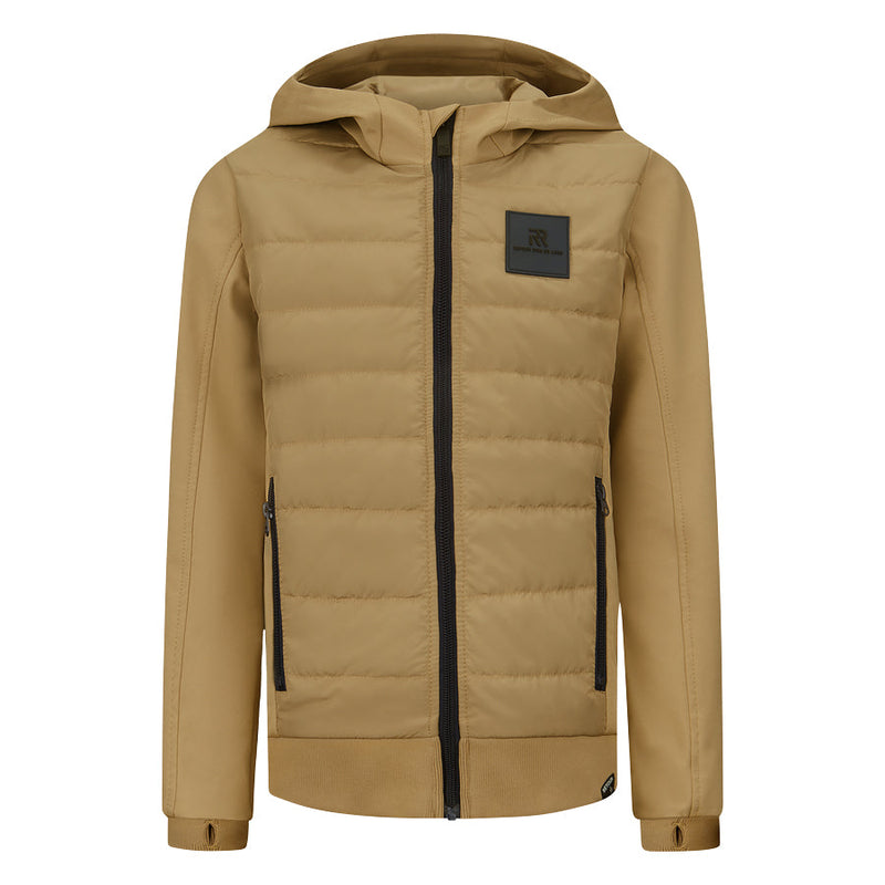 Jongens Jacket Luc van Retour in de kleur light sand in maat 146-152.
