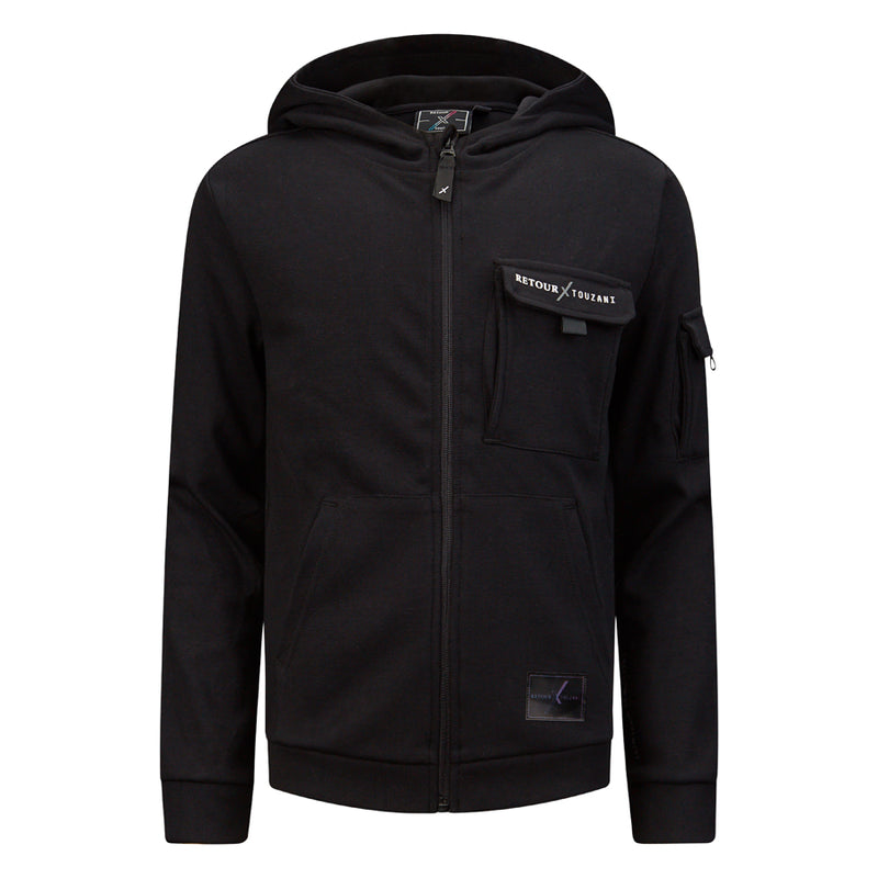 Retour Touzani Hooded Sweatjacket Split