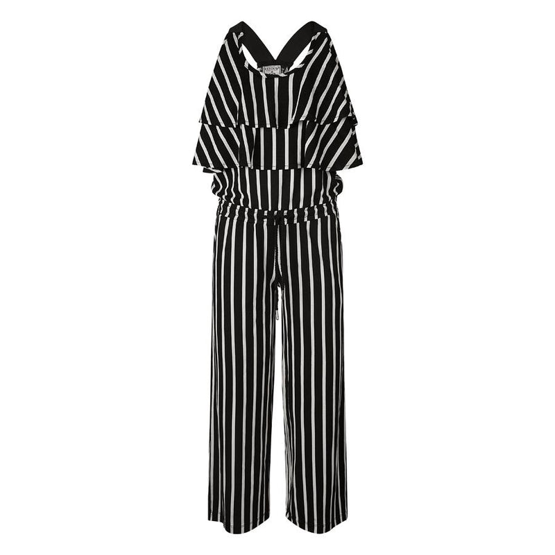 Meisjes Jumpsuit Maria van Retour Jeans in de kleur Black in maat 134/140.