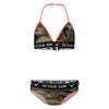 Meisjes Triangelbikini Cathy van Retour Jeans in de kleur Khaki in maat 134/140.