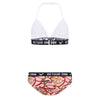 Meisjes Triangelbikini Colette van Retour Jeans in de kleur Old Pink in maat 134/140.