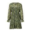 Meisjes Dress long sleeve AOP Josi van RETOUR in de kleur black in maat 170/176.