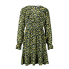 Meisjes Dress long sleeve AOP Josi van RETOUR in de kleur black in maat 170/176.