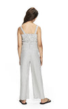 Meisjes Jumpsuit stripe Eeke van RETOUR in de kleur off-white in maat 170/176.