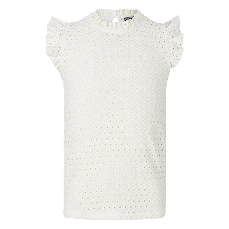 Meisjes Top Fay van RETOUR in de kleur light blue in maat 170/176.