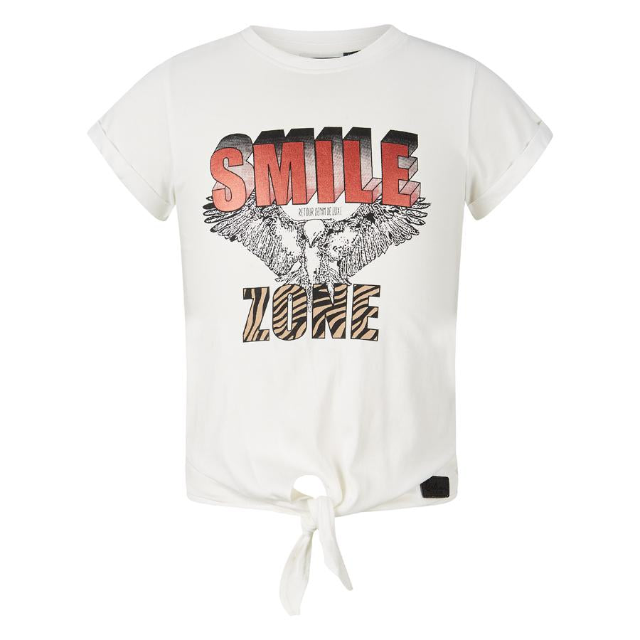 RETOUR T-shirt with knot Ilse