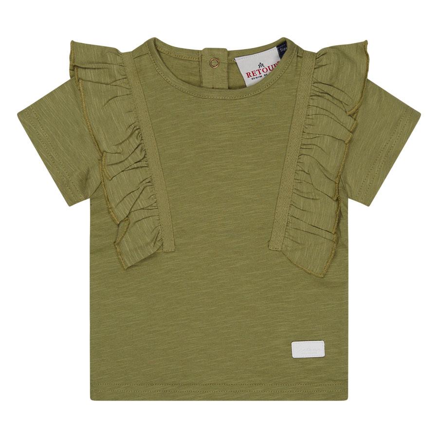 RETOUR T-shirt with ruffles Angel