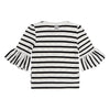 Meisjes Shirt with stripes Carlotta van RETOUR in de kleur off-white in maat 86.
