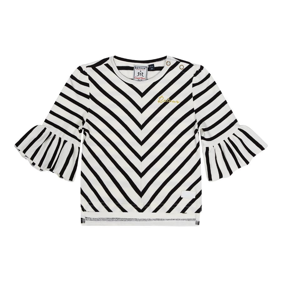 RETOUR Shirt with stripes Carlotta