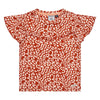 Meisjes Top AOP Alice van RETOUR in de kleur brique in maat 86.