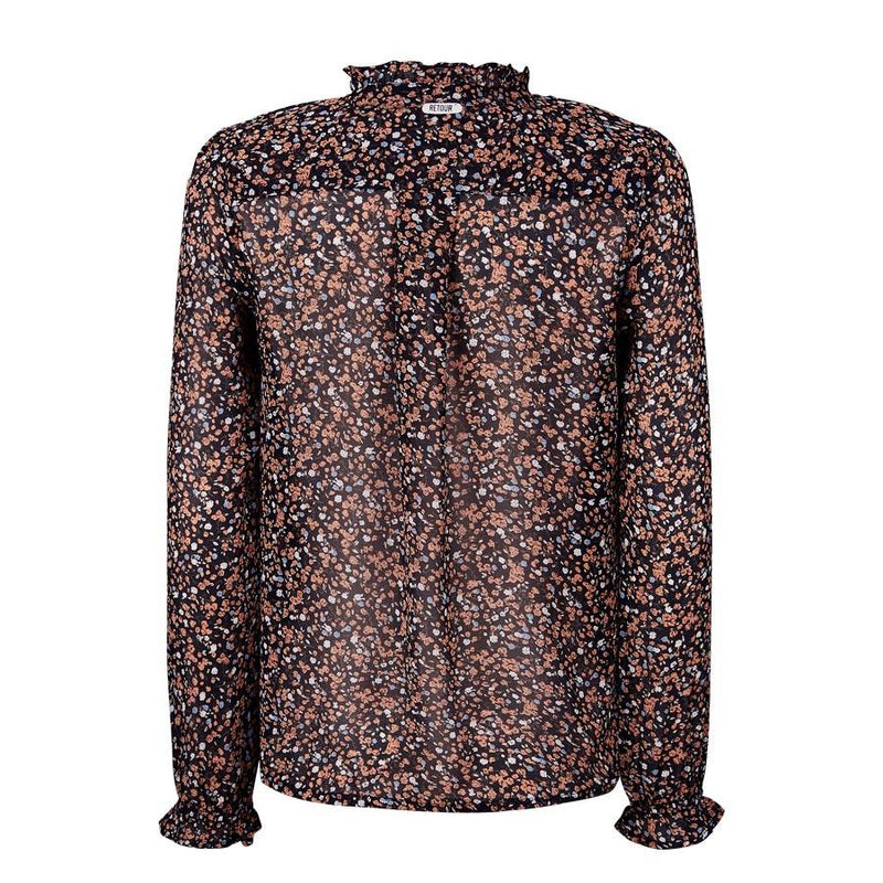 Meisjes Blouse Ilja van RETOUR in de kleur black in maat 170/176.