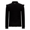 Meisjes Top rib longsleeve Karline van Retour in de kleur black in maat 170/176.