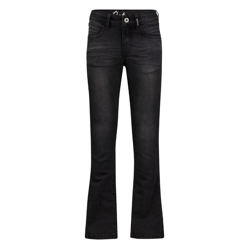 Meisjes Jeans Anouk van Retour in de kleur black denim in maat 176.