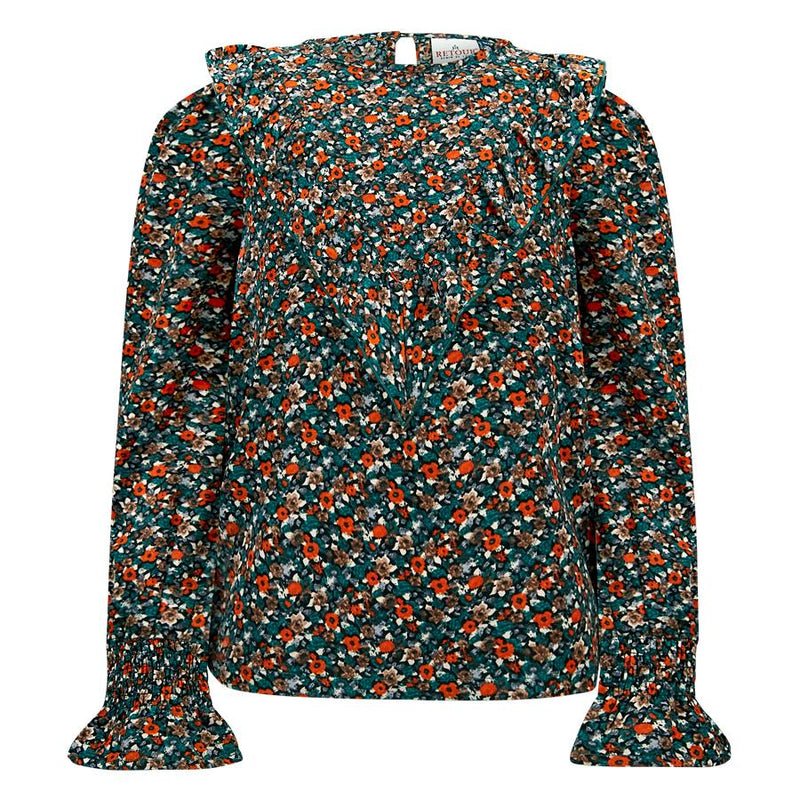 Meisjes Blouse Quinta van Retour in de kleur black in maat 170/176.