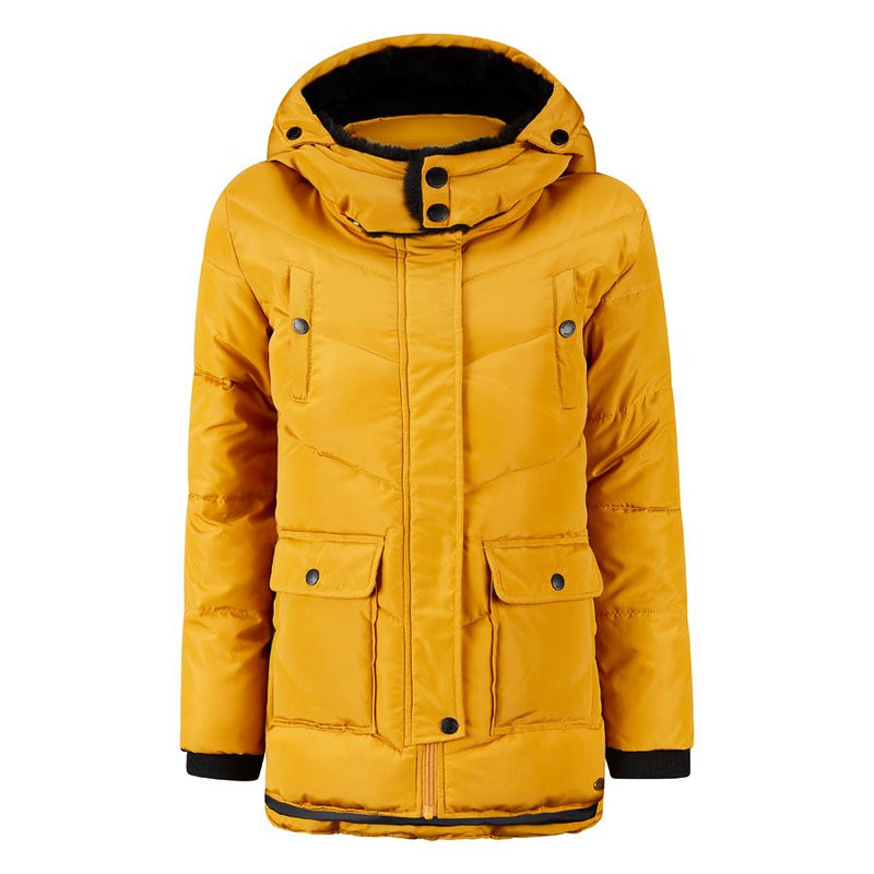 Meisjes Jacket Kiki van Retour  in de kleur dark ocre in maat 170/176.