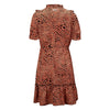Meisjes Dress Penny van Retour in de kleur Papaya  in maat 170/176.