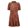 Meisjes Dress Penny van Retour in de kleur Papaya  in maat 170/176.
