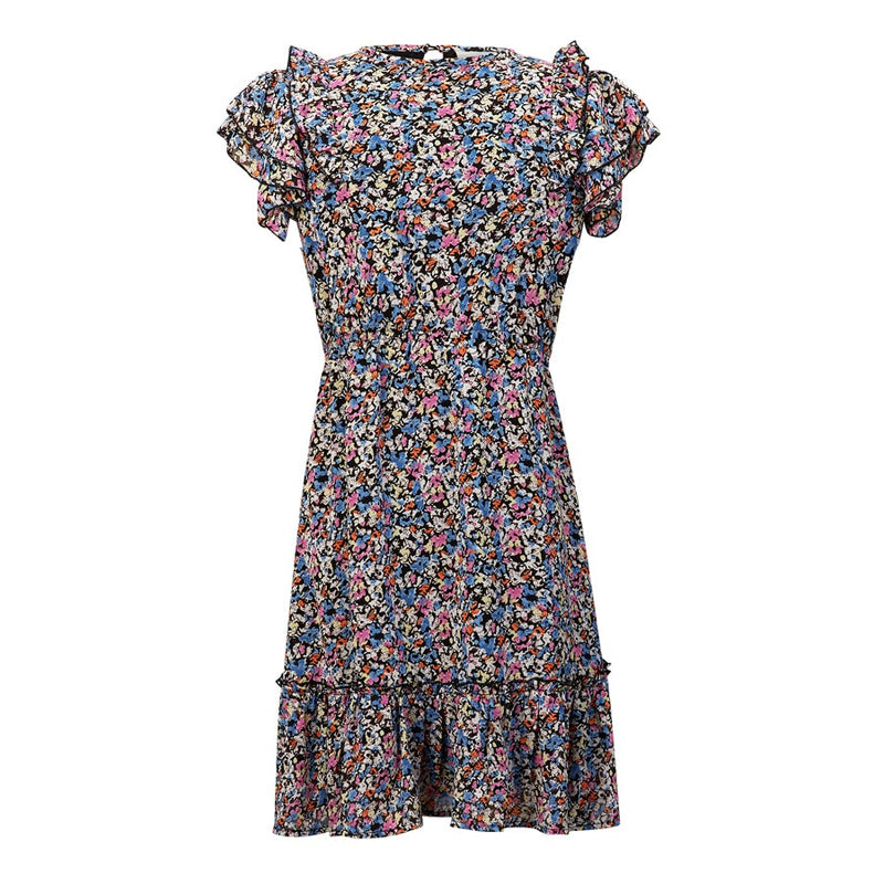 Meisjes Dress Layla van Retour in de kleur Black in maat 158/164.