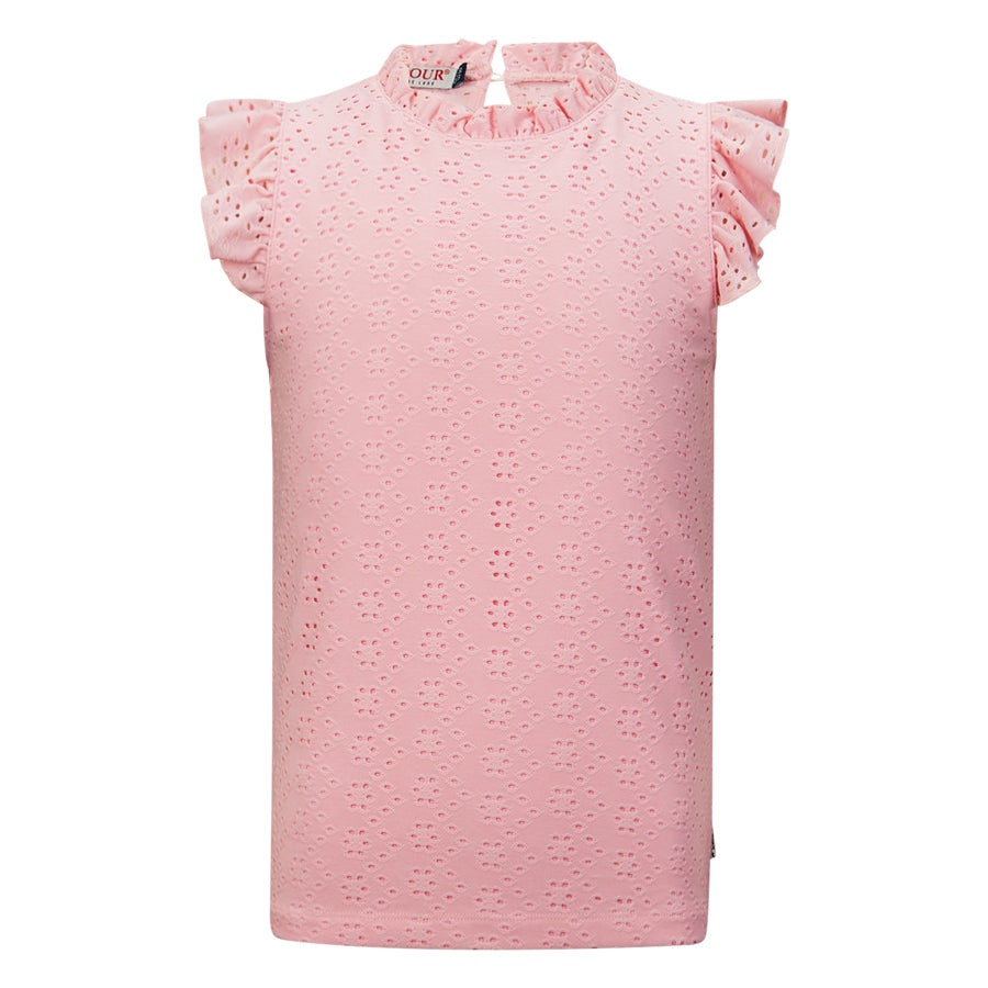Meisjes Top sleeveless Candy Bright Pink van Retour in de kleur Bright Pink in maat 170/176.
