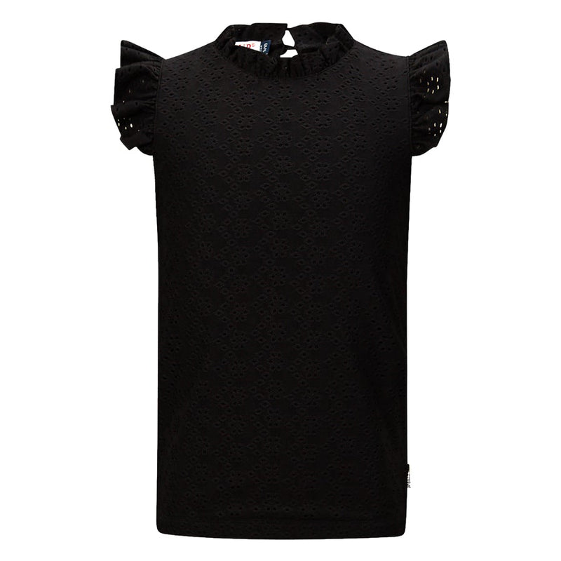 Meisjes Top sleeveless Candy Corn Black van Retour in de kleur Black in maat 170/176.