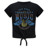 Meisjes T-Shirt Kitty van Retour in de kleur Black in maat 170/176.