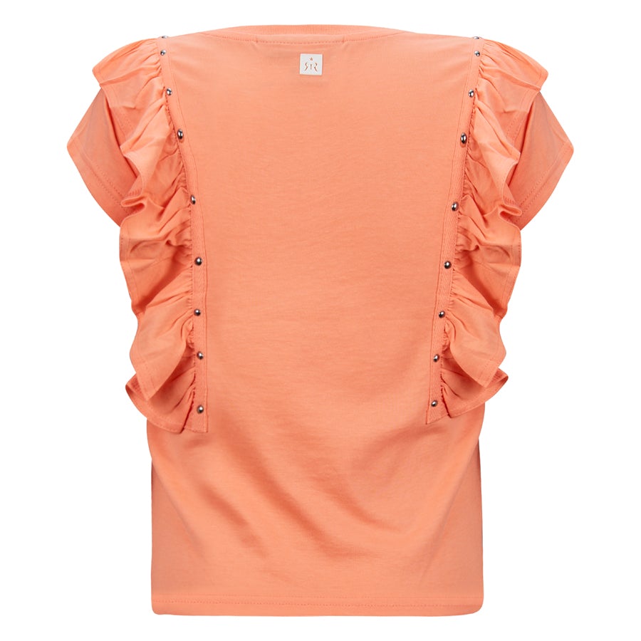 Meisjes T-Shirt Elsa van Retour in de kleur Papaya  in maat 170/176.