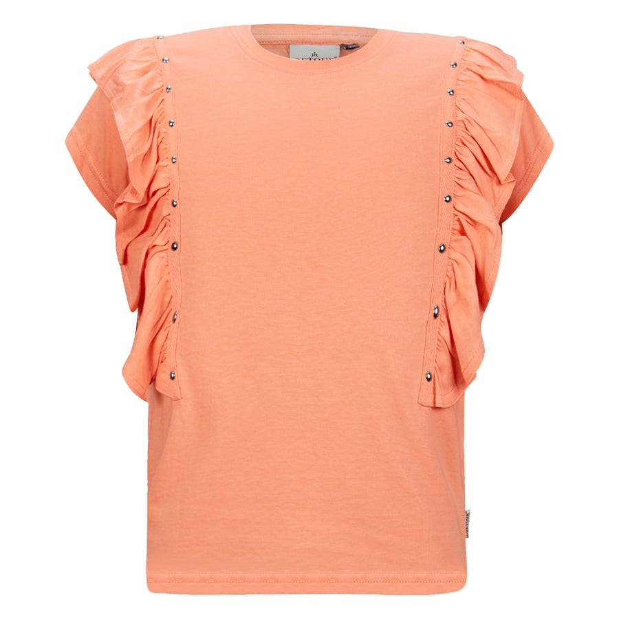 Meisjes T-Shirt Elsa van Retour in de kleur Papaya  in maat 170/176.