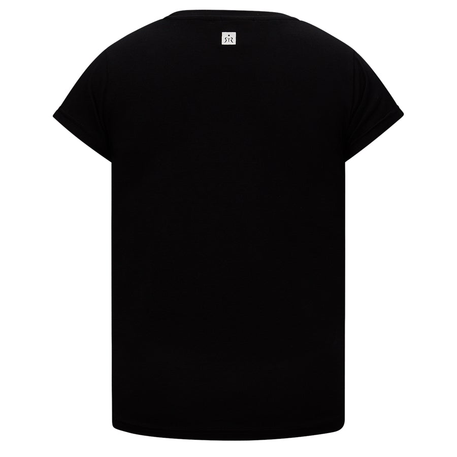 Meisjes T-Shirt Gislene van Retour in de kleur Black in maat 158/164.