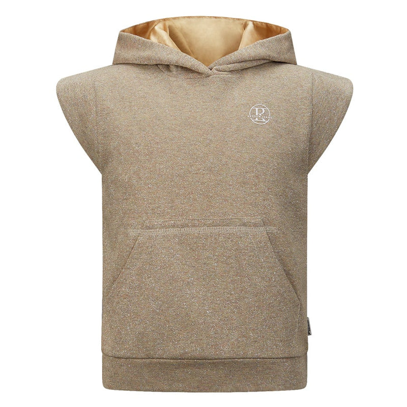 Meisjes Hooded sweater Xena van Retour in de kleur Sand in maat 158/164.