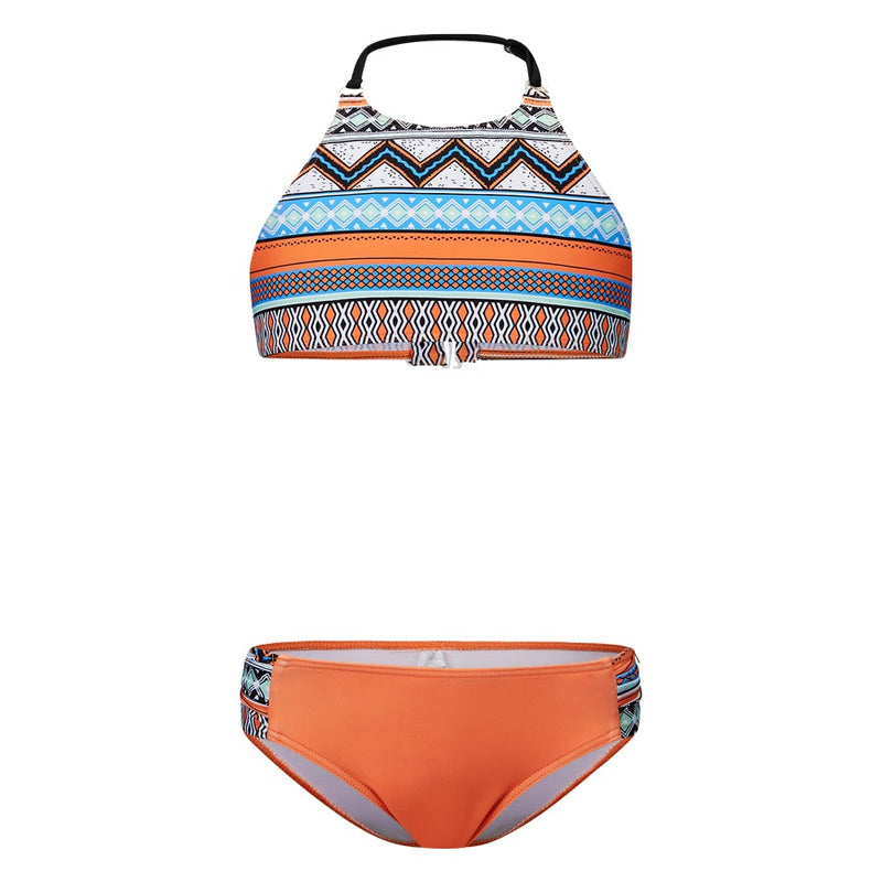 Meisjes Bikini Quinty  van Retour in de kleur Papaya  in maat 170/176.