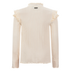 Retour Ribtop longsleeve Yara light beige