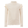 Retour Ribtop longsleeve Yara light beige