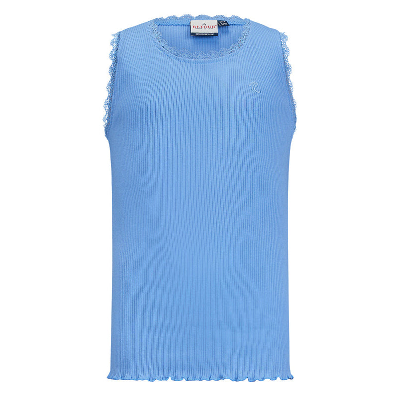Meisjes Singlet Orlene van Retour in de kleur corn flower blue in maat 158-164.