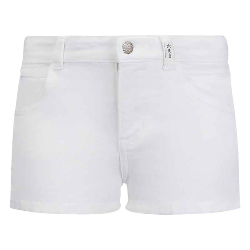 Meisjes Denim Samantha van Retour in de kleur optical white in maat 164.