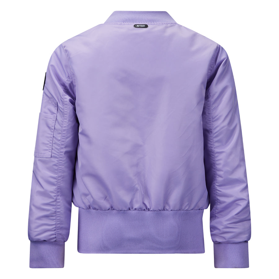 Meisjes Jacket Vivian van Retour in de kleur lilac in maat 146-152.