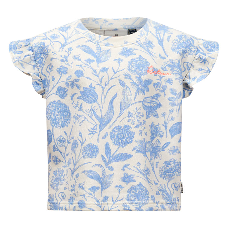 Meisjes Sweater Seige van Retour in de kleur optical white in maat 158-164.