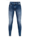 Jongens Jeans Xyan Skinny Used Medium Denim van Rellix in de kleur Used Medium Denim in maat 176.