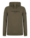 Jongens Hooded Sweat Badge van Rellix in de kleur Army in maat 176.