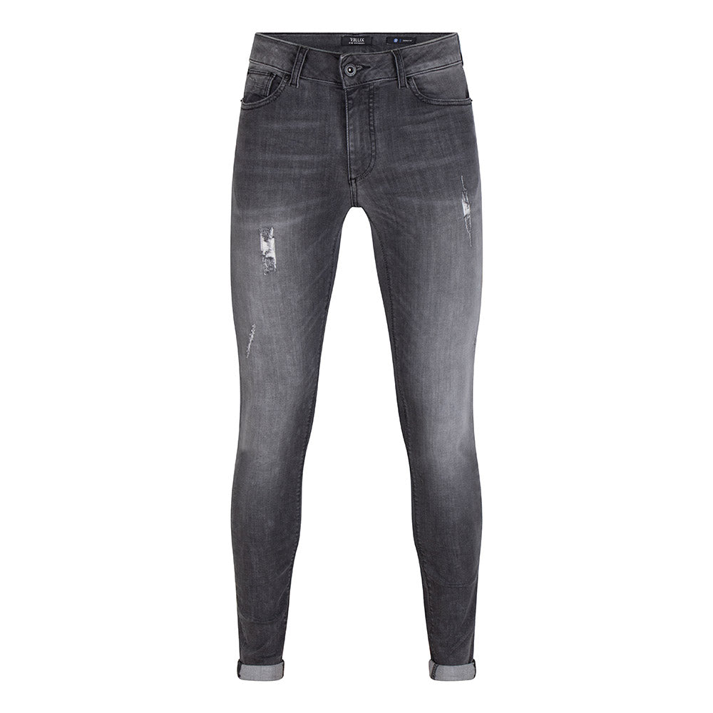 Rellix Jeans Xyan Skinny Used Grey Denim