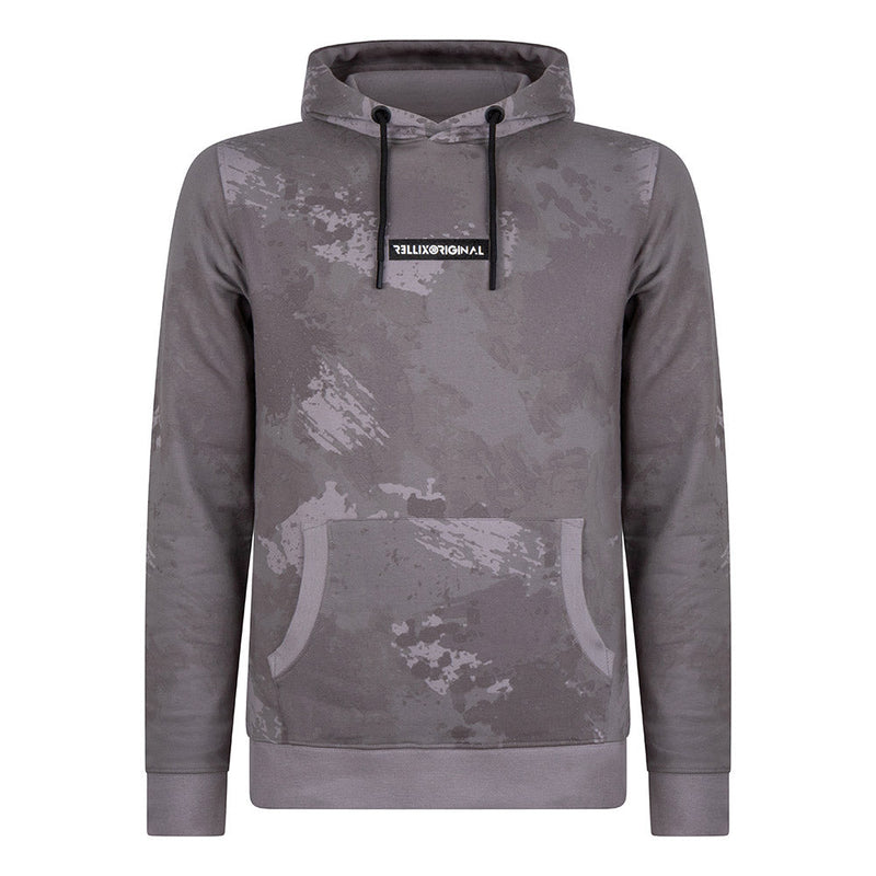 Jongens Hooded Sweater Rellix Original van Rellix in de kleur Lava Grey in maat 188.