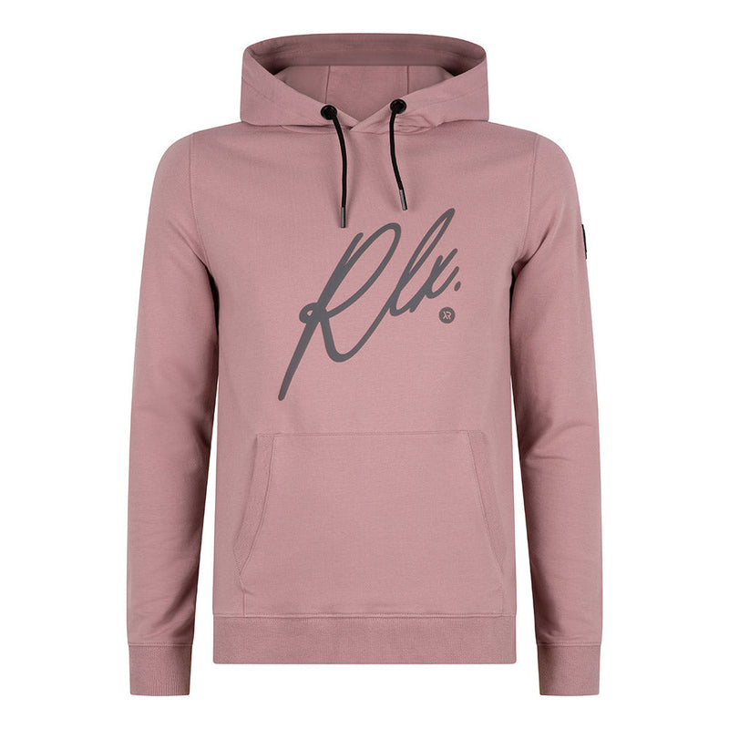 Jongens Hooded Sweater Rlx van Rellix in de kleur Warm Mauve in maat 188.