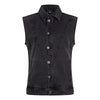 Meisjes Gilet van Rellix in de kleur Black Denim in maat 176.