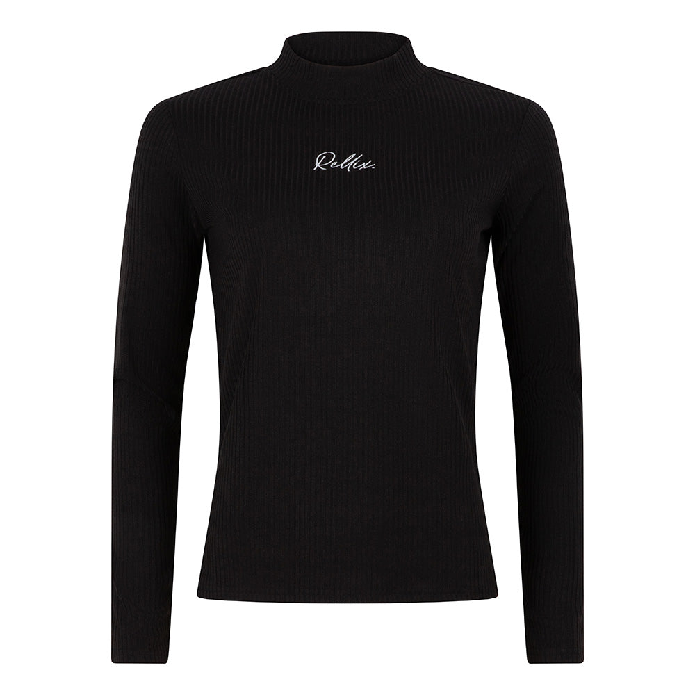 Rellix T-Shirt Ls Col Rib Rellix