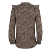 Meisjes Shirt Ls Ruffle Aop van Rellix in de kleur Black in maat 176.