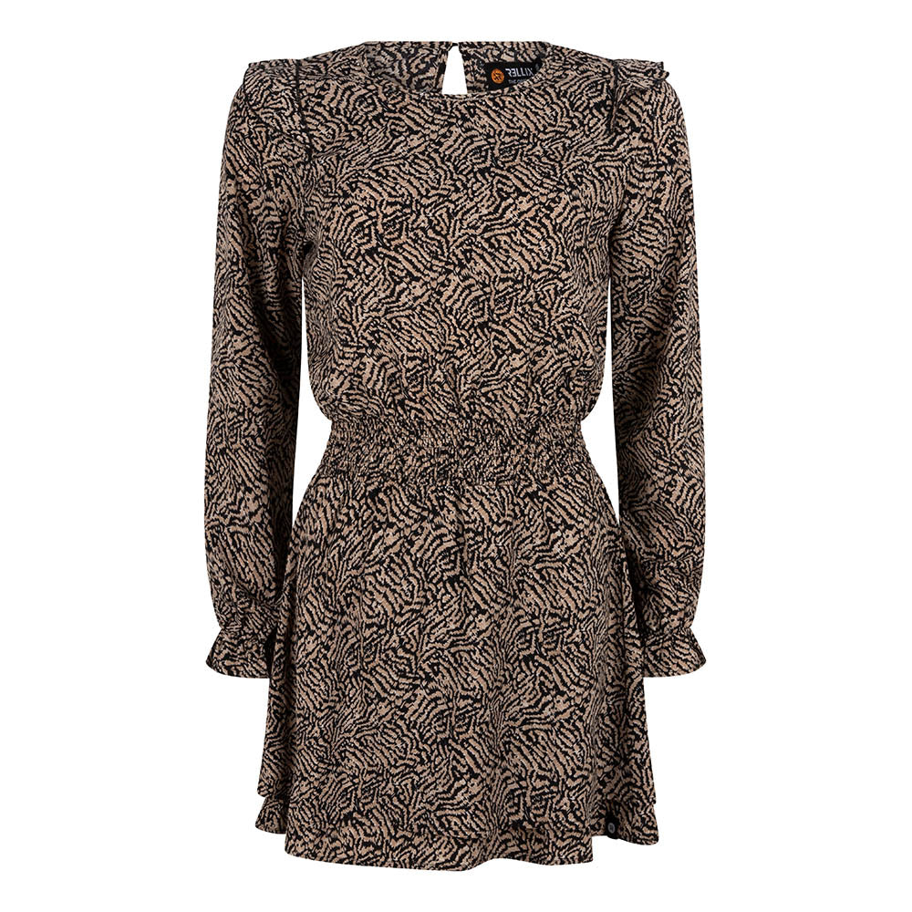 Rellix Dress Rufffle Aop