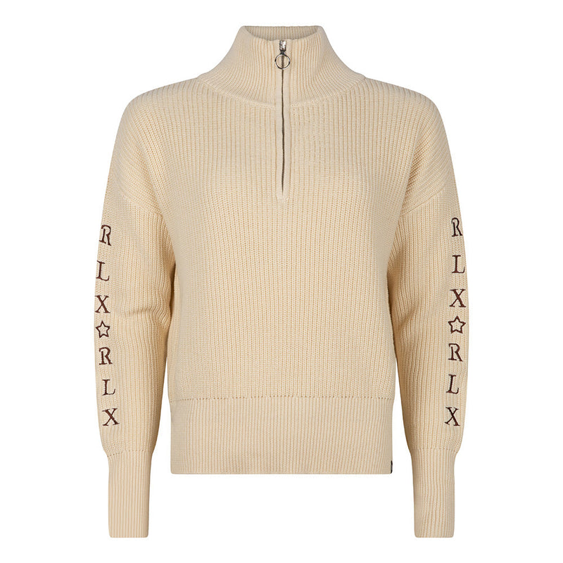 Meisjes Knitted Zipper Rlx van  in de kleur Warm Kit in maat 176.