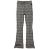 Meisjes Pants ROX W211 van LEVV in de kleur AOP Brown Check in maat 176.